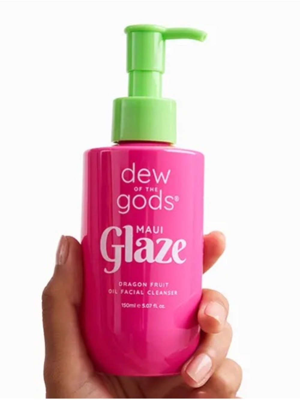 Dew of the Gods Maui Glaze Dragon Fruit Facial Cleanser - Hot Pink